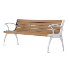 再生木材屋外ベンチ(EMウッド)／品番　M3472RE-1810AN-EM