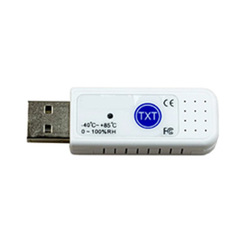 サーバー室USB温湿度データーロガー(警報アラームメール送信機能付)／ 品番　MI1HLT-10USB