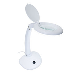 LED照明ライト付卓上型拡大鏡ルーペ／ 品番　M1080LED-30NTS