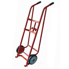 200Lクローズドラム缶用2輪運搬車（黒ゴム車輪仕様） 品番　M1657DRM-C2101Y