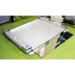 超低床ステンレス薄型台車はかり310kg 750×950mm／ 品番　M1397WFD4L2-310-SUS-750-950