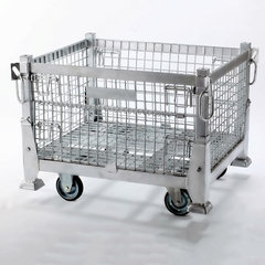 吊り金具＆キャスター付きメッシュパレット（800×1000×H773mm）／品番　MD23LP-0810HPXCT