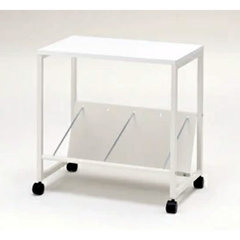 ファイルワゴン傾斜棚タイプ（1段）天板付き／品番　M162FW-013Y-1