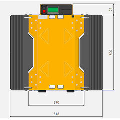 無線ノンストップスケール計量センサープレート／品番　MD36WN-5-05PT