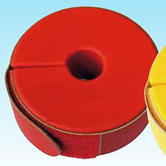 カゴ台車用指はさみ防止ガードスペーサー(赤色)／品番　M1417HG-2115RE