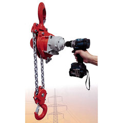 充電式電動ドライバー駆動チェーンブロック3TON揚程3m／ 品番　M4486RPH-3TON