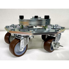 アジャストボルト取付５輪自在キャスター搬送台車150kg（58mm）／品番　M4506TAB-58M