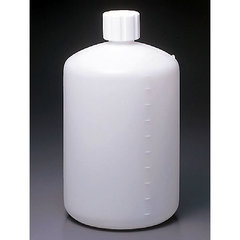 フッ素樹脂（PFA）回転成形大型細口瓶（5L） 品番　M480PFA-150201F