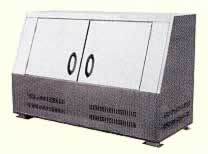 大型ステンレスゴミ箱/品番　MB21U-1350TK